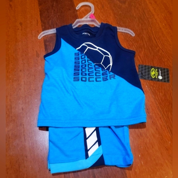 Athletic Works Other - Athletic Works, baby boy soccer outfit size 18 months NWT